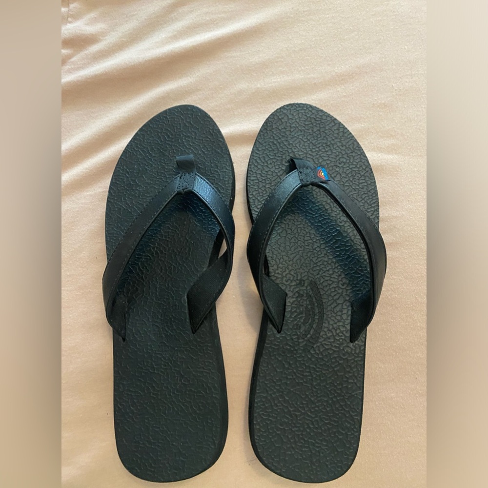 Womens Rainbow flip flops